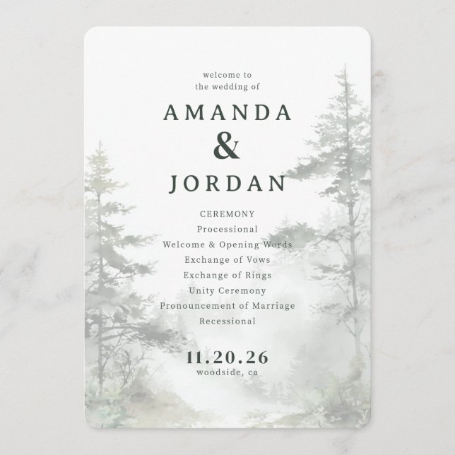 Programme Arbres sereins à l'aquarelle pastel (Devant)