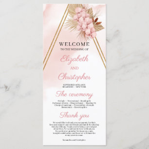 Programme Arc Or en Palm Rouge Rose Orchidée tendance
