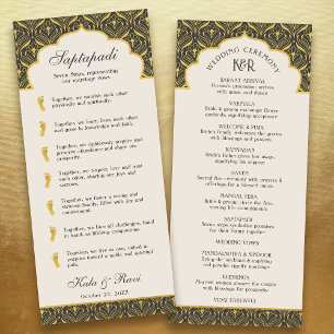 Programme Art Déco Floral Lotus Indien & Mariage hindou