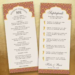 Programme Art Déco Floral Lotus Indien & Mariage hindou