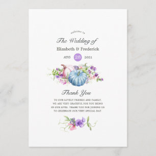 Programme Automne - Automne Mariage floral
