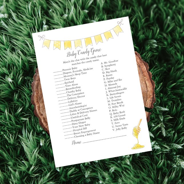 Programme Baby Candy Game Boy Teddy Bear and Honey Card (Créateur téléchargé)