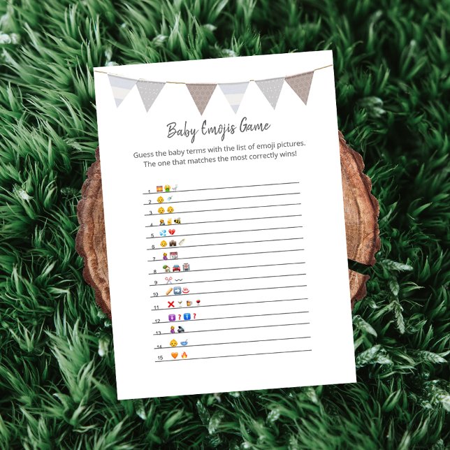 Programme Baby Emojis moderne Baby Elephant Card (Créateur téléchargé)