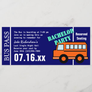 Programme Bachelor Bus Pass Orange Blue