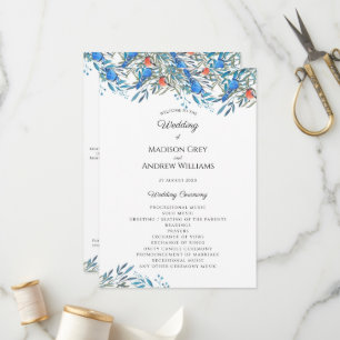 Programme Beaux Oiseaux Aquarelle et Mariage de Feuillage