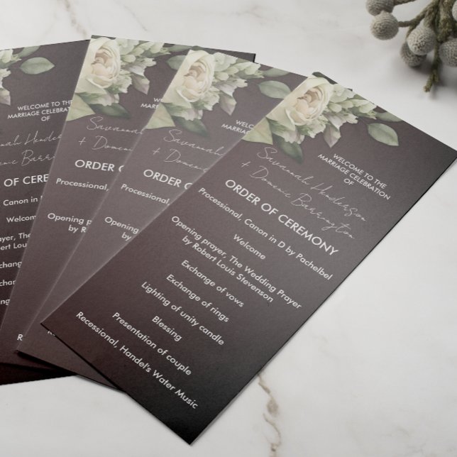 Programme Boho Burgundy et Mariage Rose Vintage (Créateur téléchargé)