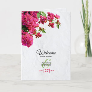 Programme Bougainvillea Grèce Mariage Ordre de service