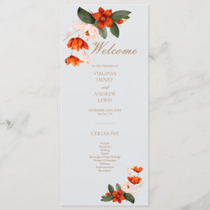 Programme Bouquet de Boho avec fleurs de feu