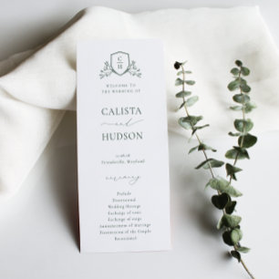 PROGRAMME BRUNSWICK CREST MARIAGE