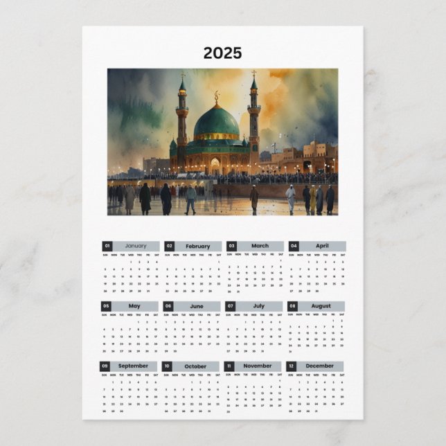 Programme calendrier irak (Devant)