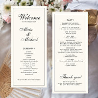 Calligraphie noire élégante classique mariage ivoi