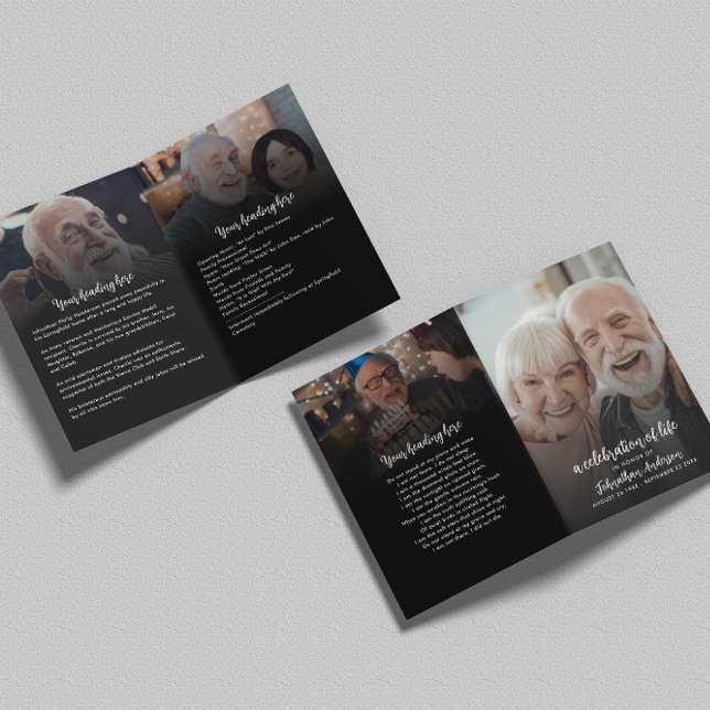 Programme Célébration de la vie / Funérailles / Mémorial en  (Créateur téléchargé)