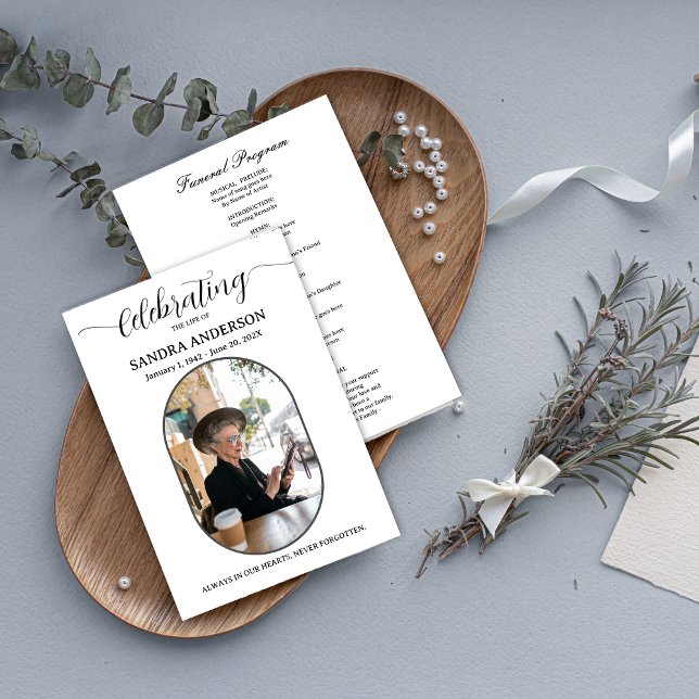Programme Celebration of Life Programs – Forever In Our Hear (Celebration of Life Programs – Forever In Our Hearts Template)