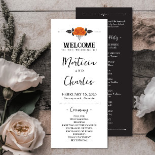 Programme Cérémonie de tous les Hallows Eve Halloween Rose M