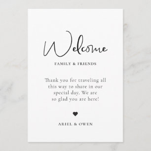 Programme Chronologie du week-end de bienvenue du mariage