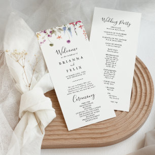 Programme classique de mariage floral sauvage colo