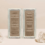 Programme Collection de Mariages Rustic White Frame & Burlap<br><div class="desc">Simple mais élégante, la collection rustique de cadres blancs & mariage burlap est un design époustouflant avec un cadre photo rustique blanc sur un arrière - plan effet burlap, qui est parfait pour toute célébration mariage rustique. Ces modèles de programme peuvent être personnalisés pour votre occasion spéciale et rendraient la...</div>