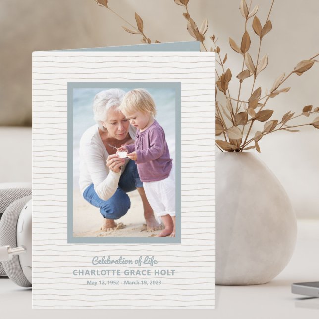 Programme commémoratif de photos de bord de mer (Créateur téléchargé)