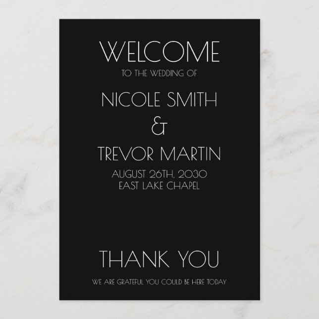 Programme Créer votre propre - Noir (Devant)