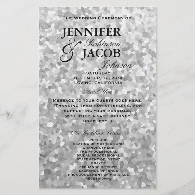 Programme | Crystal Silver (Devant)