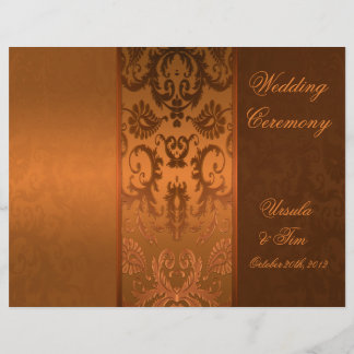 Programme Cuivre et Mariage damassé Brown