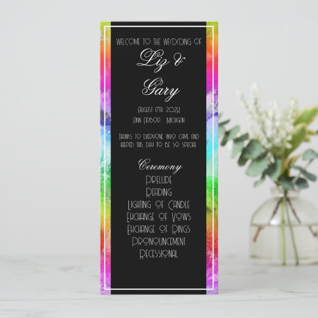 Programme d'aquarelle à l'alcool arc-en-ciel (Debout devant)