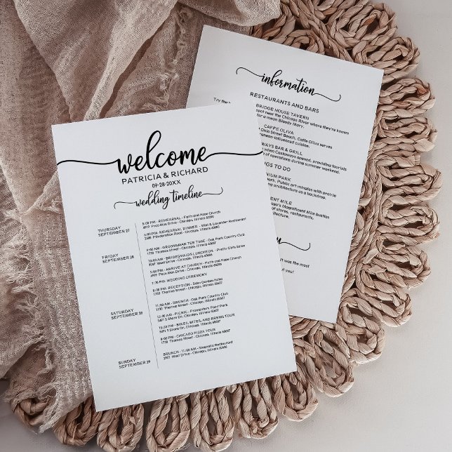 Programme de 4 Jours pour un Week-end de Mariage C (Créateur téléchargé)