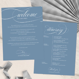 Programme de bienvenue pour un week-end de mariage