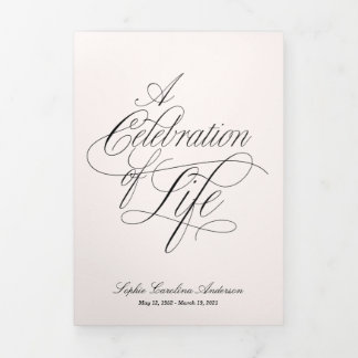 Programme de célébration de la vie