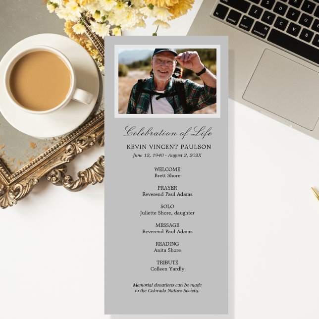 Programme de célébration simple de la vie (Créateur téléchargé)