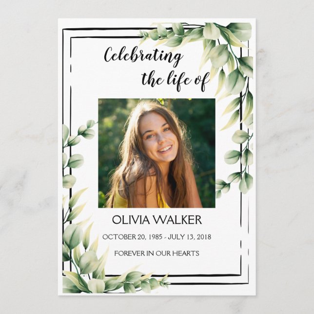 Programme de célébrations de l'Ordre du service de (Devant)