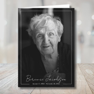 Programme de commémoration funéraire pour la céléb