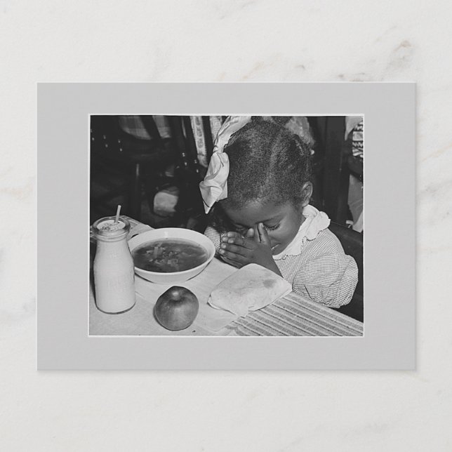 Programme de déjeuner scolaire, années 1930 (Devant)