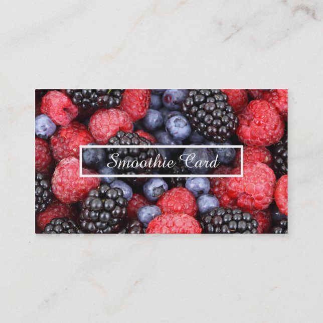 programme de fidélité de smoothie aux fruits (Dos)
