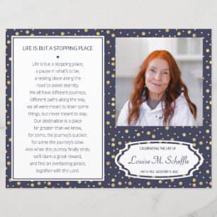 Programme de funérailles de la Marine Blue Gold