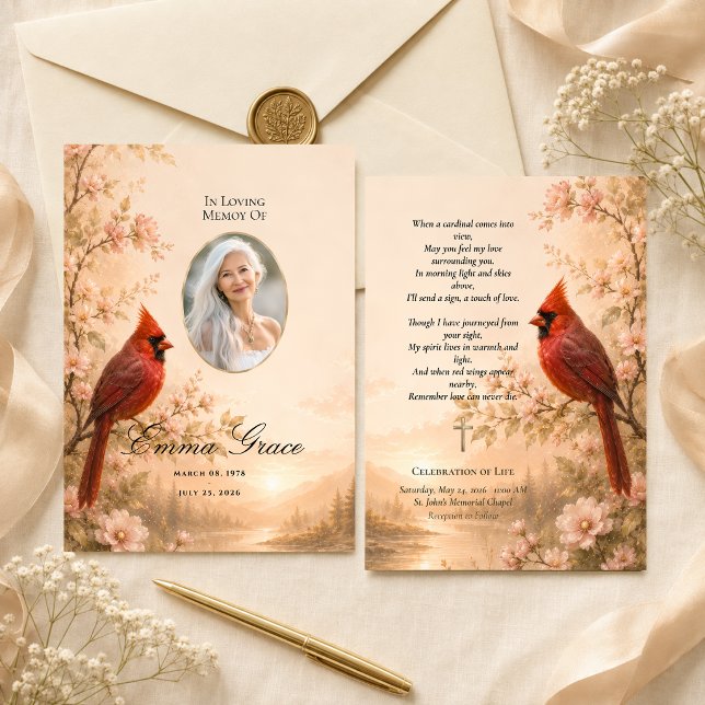 Programme de funérailles en mémoire d'un cardinal  (Créateur téléchargé)