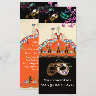 Programme de la soirée masquée ORANGE LADY avec ma