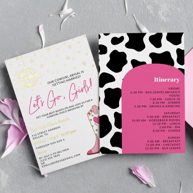 Programme de l'enterrement de vie de jeune fille C (Créateur téléchargé)