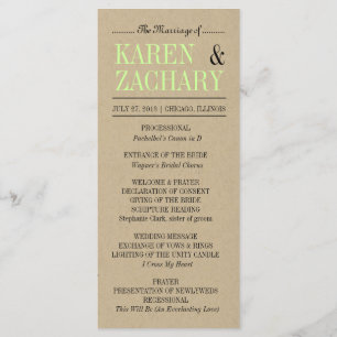 Programme de mariage