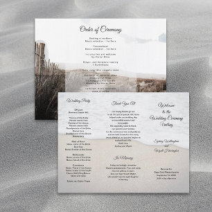 Programme de mariage à thème des dunes de sable