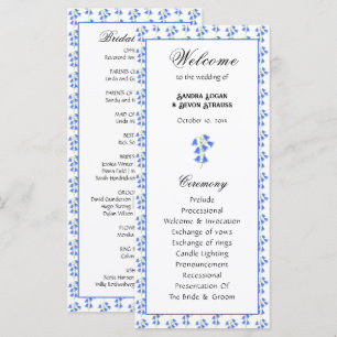 Programme de mariage aux jacinthes des bois