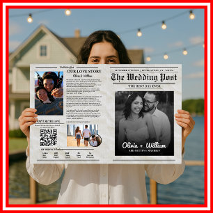 Programme de mariage dans les journaux Calendrier 