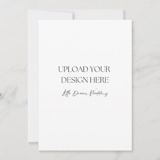 Programme de mariage de 5 x 7 pouces, double face