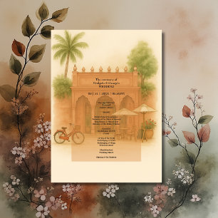 Programme de mariage de destination de la cour ind