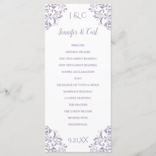 Programme de mariage de Nadine   Longueur thé (Lav