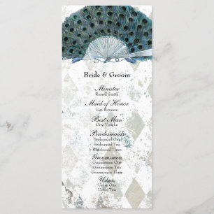 Programme de mariage des fans de Peacock Bleu vint