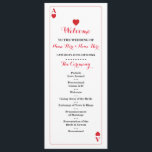 Programme de mariage du Casino Ace of Hearts de Ve<br><div class="desc">Programme de mariage du Casino Ace of Hearts de Las Vegas,  parfait pour compléter la collection de la boutique Wow Wow Meow ! Impression au dos incluse.</div>