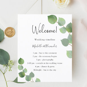 Programme de mariage écologique d'eucalyptus budge