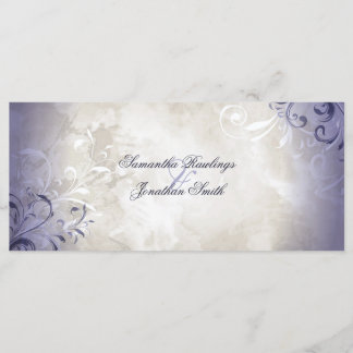 Programme de mariage - Élégant Foliage Vintage & F