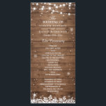 Programme de mariage hivernal Rustic Wood Snowflak<br><div class="desc">Rustic Wood Snowflakes Carte du programme de mariage hivernal (1) Pour plus de personnalisation,  cliquez sur le lien "customiser plus loin" et utilisez notre outil de conception pour modifier ce modèle. 
(2) Si vous avez besoin d'aide ou d'articles correspondants,  veuillez me contacter.</div>